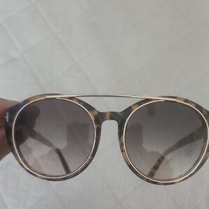 Tom Ford Tortoise and Gold Sunglasses